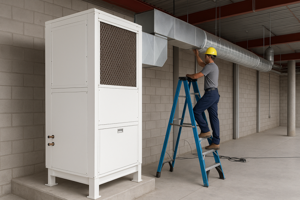 نصب مرحله‌به‌مرحله دستگاه زنت ایستاده صنعتی را بیاموزید.