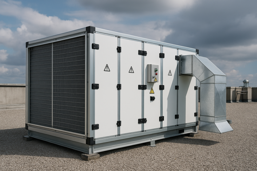 راهنمای کامل خرید هواساز صنعتی با بررسی فنی، قیمت و برند