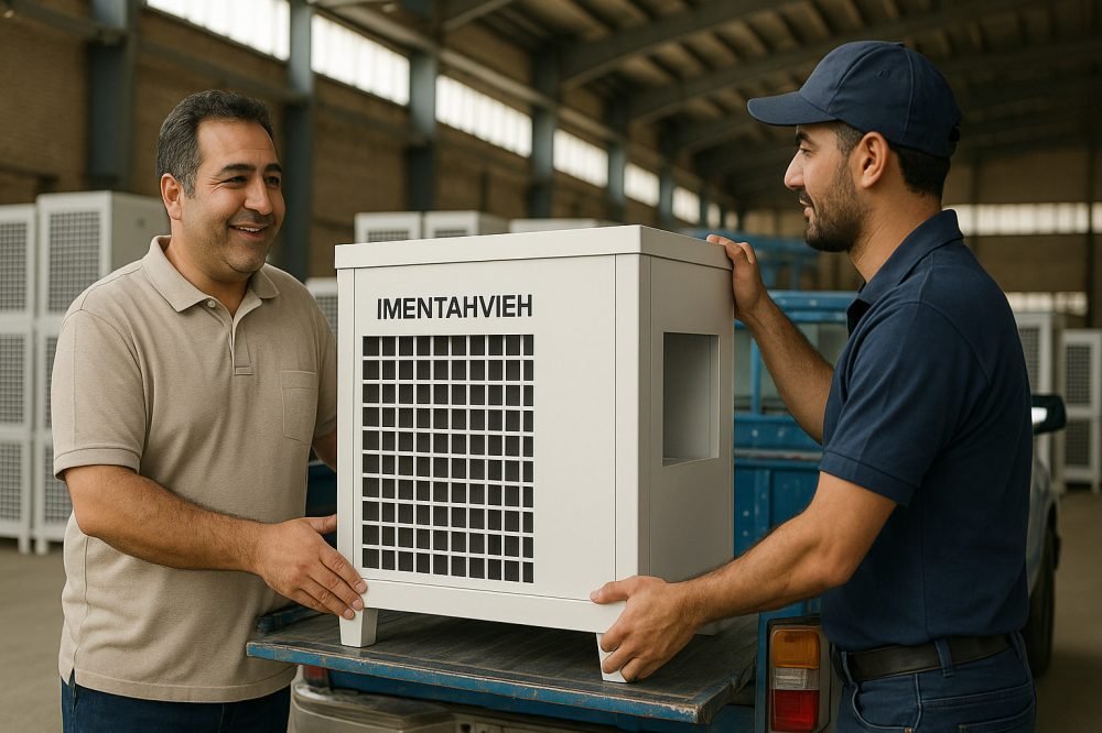 سوپر کولر آبی جدید سلولزی ایمن تهویه الوند