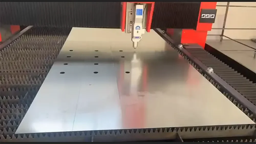 برش قاب سلولز ایرواشر با دستگاه تمام اتوماتیک لیزری پیشرفته